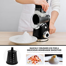 SUSTEAS suction base keeps the grater firmly on the counter.