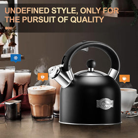 SUSTEAS black finish resists wear for a timeless look.