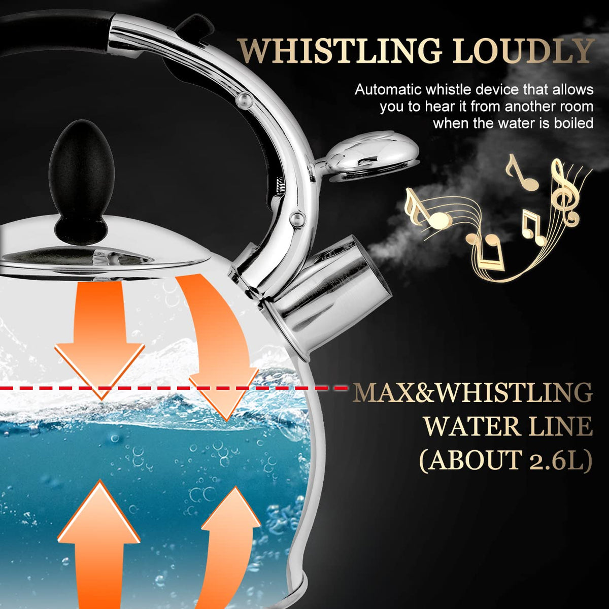 SUSTEAS thickened kettle body and premium box signal quality and gifting appeal