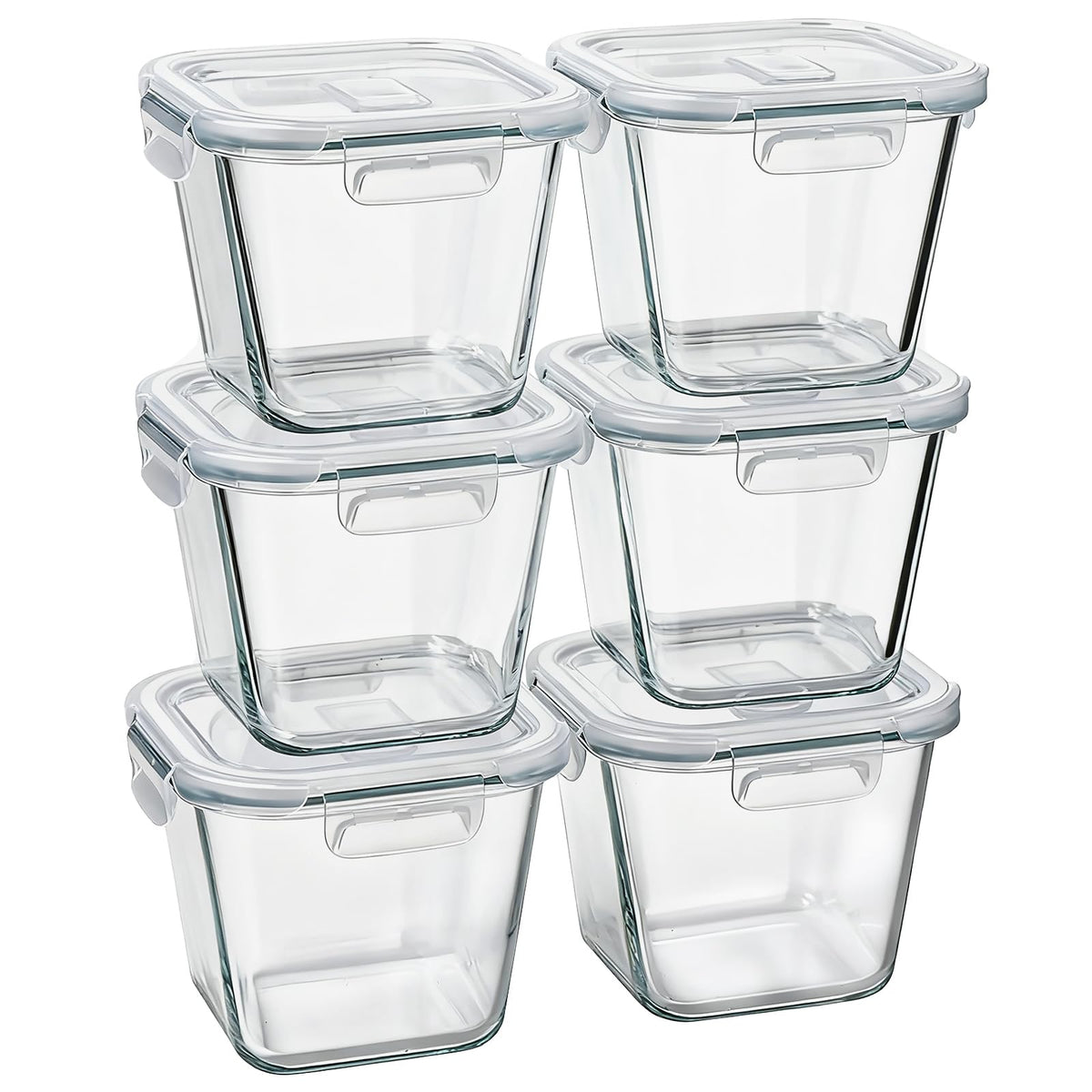 Susukkie 32oz glass soup container with lid shown for portable meals