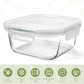 Susukkie borosilicate glass 4-pack offers durable, toxin-free storage.