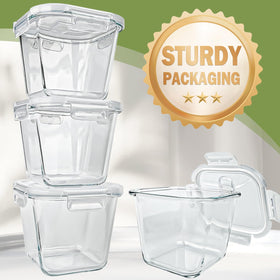 Susukkie durable BPA-free glass with vented lids for safe meals.