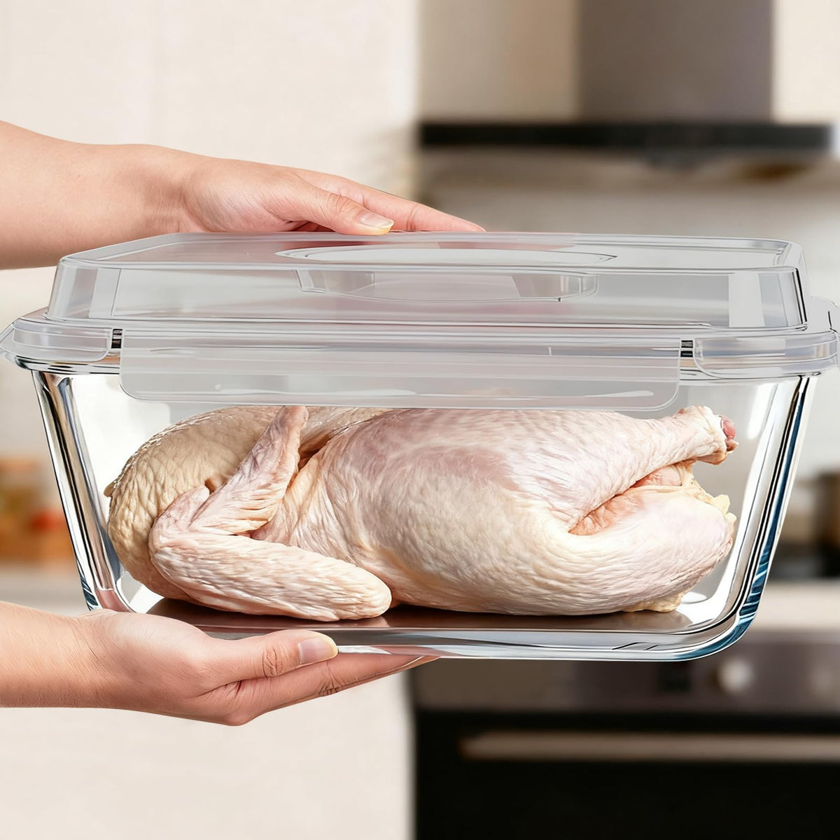 Susukkie freezer-to-oven safe glass for versatile meal prep and storage.