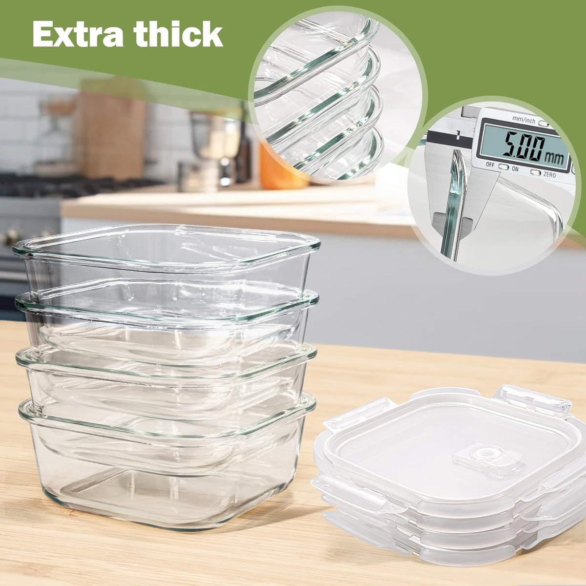 Oven-safe and freezer-to-microwave ready for versatile meal prep.
