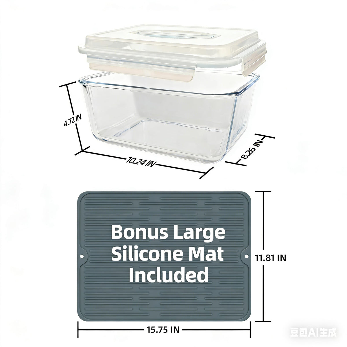 Susukkie rectangular storage shows space-saving fridge organization for larger families.
