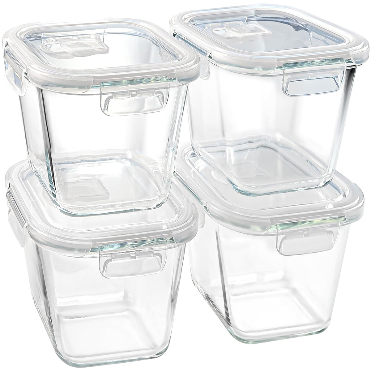 Susukkie glass soup container with lid for meal prep and leftovers.
