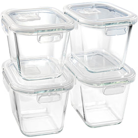 Susukkie glass soup container with lid for meal prep and leftovers.