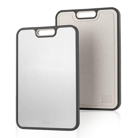 Sutaig titanium cutting board meat side shows a sturdy surface for protein prep