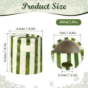 Suteng ceramic travel mug with lid for secure, on-the-go sipping.