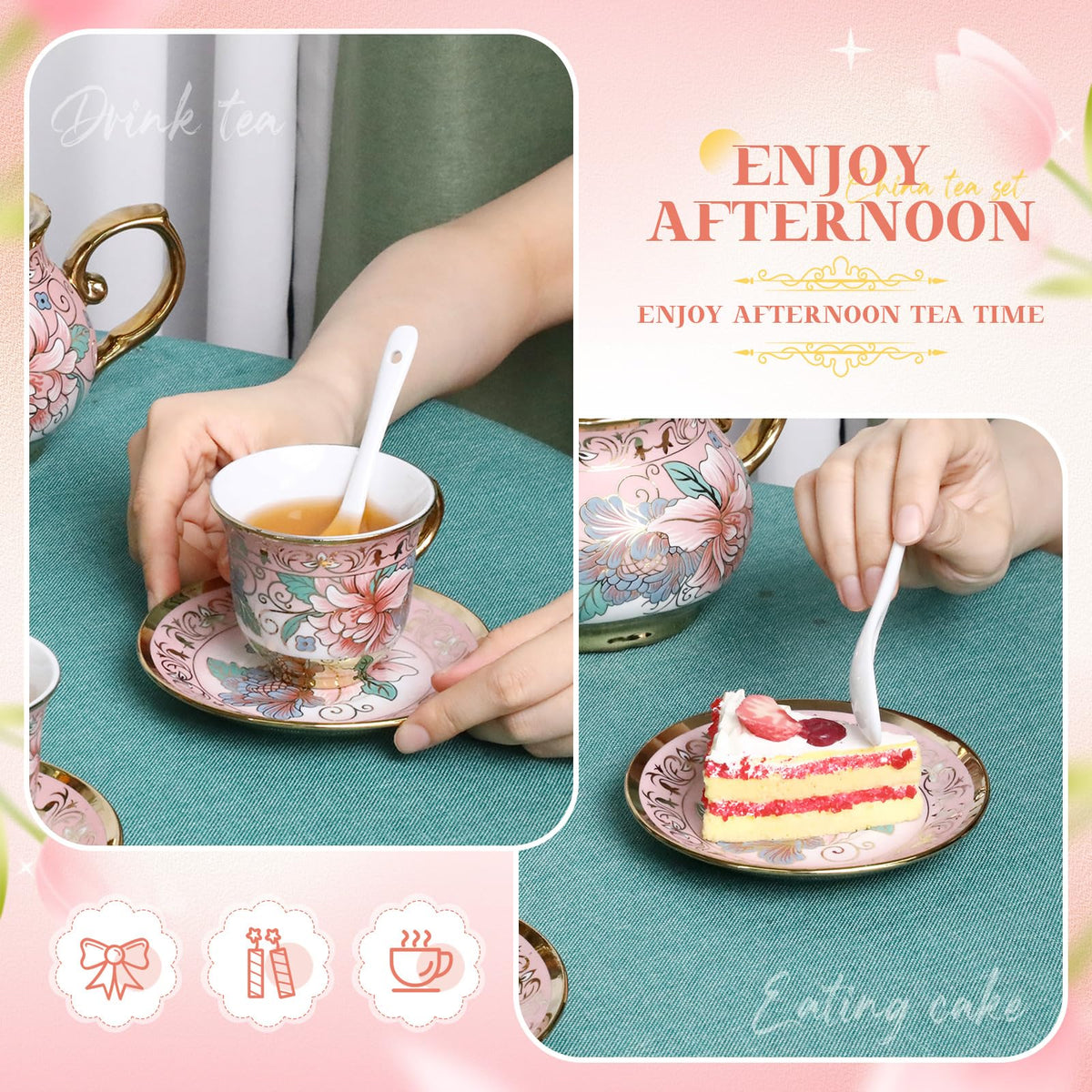 The Suttmin gift-ready porcelain set makes a thoughtful present for loved ones.
