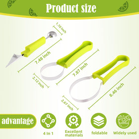 Suuker 4-in-1 green set enables versatile fruit prep and presentation