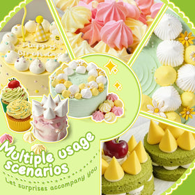 Suuker cake decorating kit in stainless steel for hygiene and reuse.