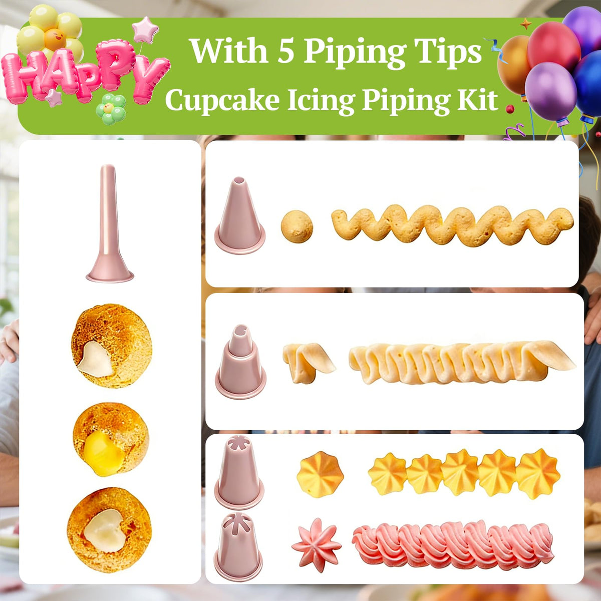 Suuker kit enables creative cake patterns and textures