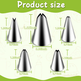 Suuker professional-grade tips help create leaves and rosettes.