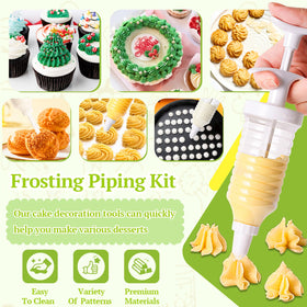 Suuker icing gun one-handed plunger enables quick, controlled decorating.