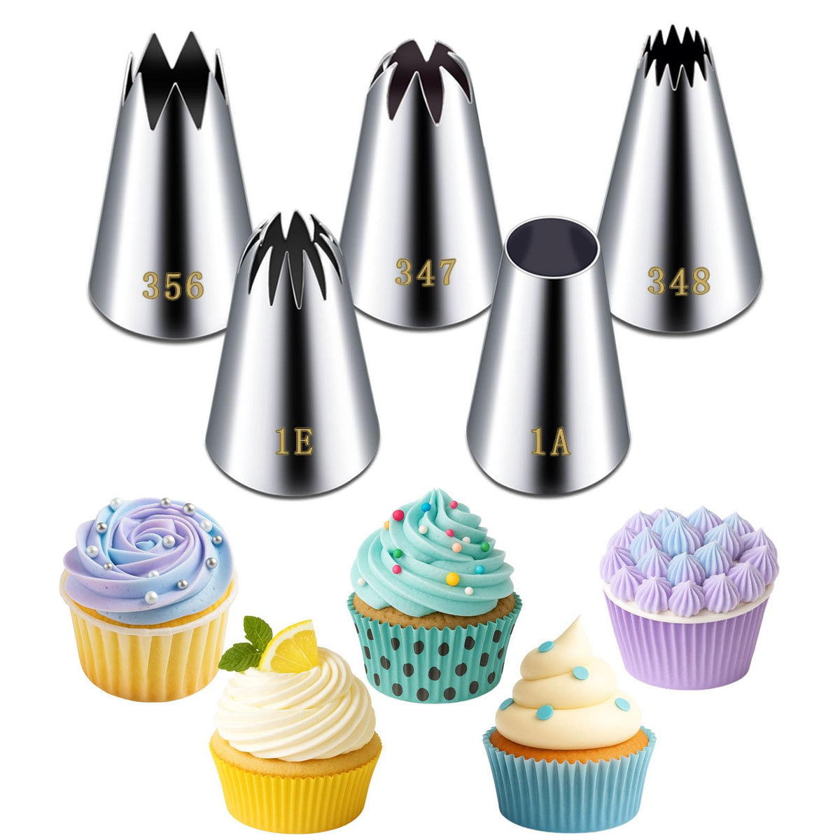 Suuker star tip for bold cake decoration options.