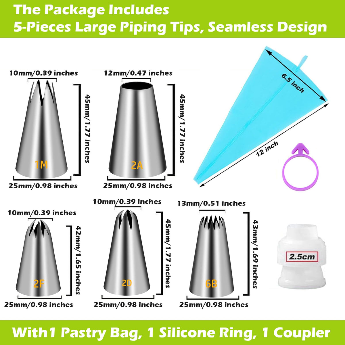 Thickened Suuker piping bags ready for immediate use