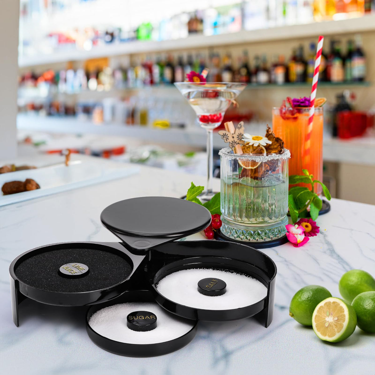 Suwimut bar rimmer in dishwasher-safe ABS plastic for easy cleaning.