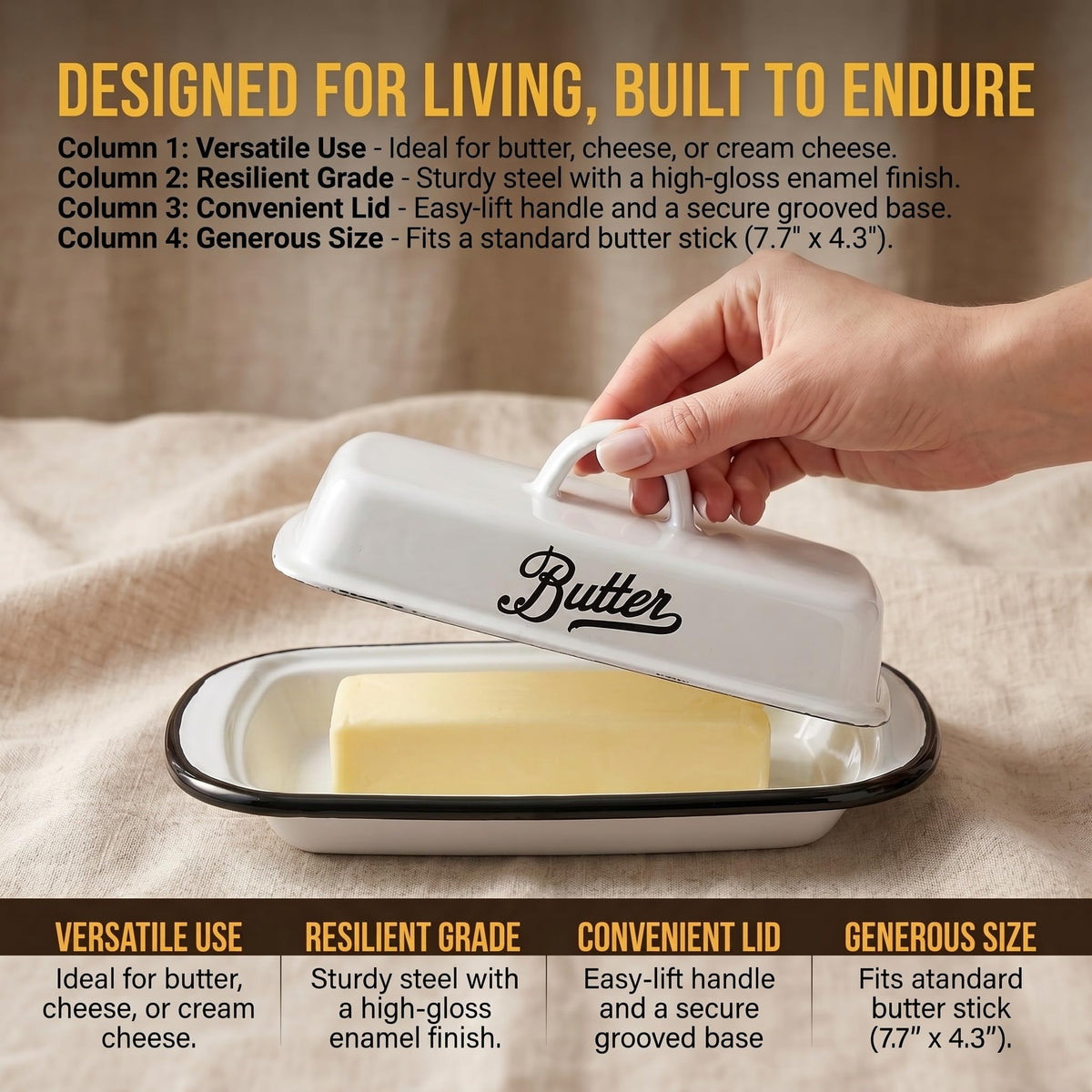 Suwimut easy lift handle ensures effortless lid removal