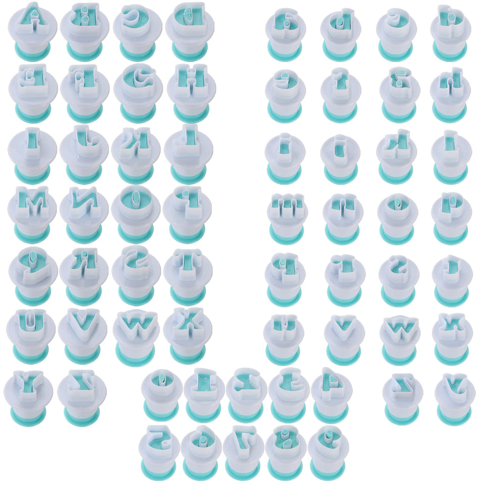 Suwimut fondant cutters uppercase letters for crisp cookie initials and cake personalization