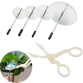 Suxgumoe cake decorating kit flower nails four sizes for precise sugar petals.