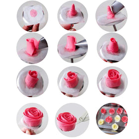 Suxgumoe cake decorating kit in use shows effortless detailing.