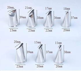 Suxgumoe piping nozzle set seven pieces for varied decorating.