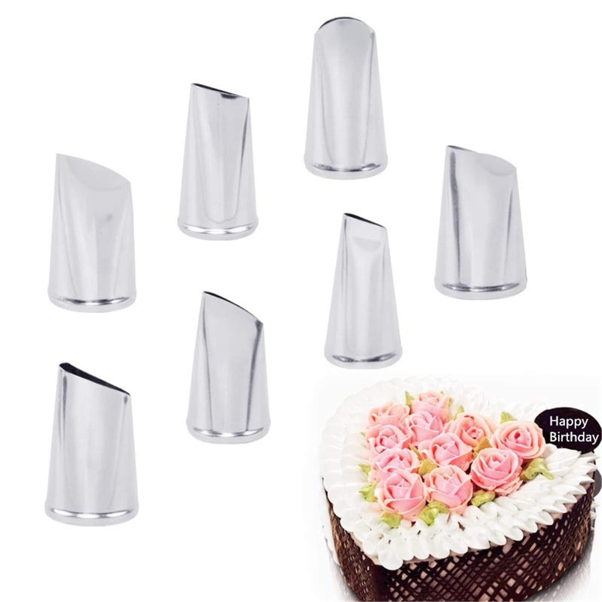 Suxgumoe stainless steel nozzles ensure durable, reusable decorating.