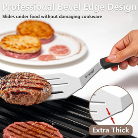 Svailse kitchen-utility spatula for baking and grilling tasks