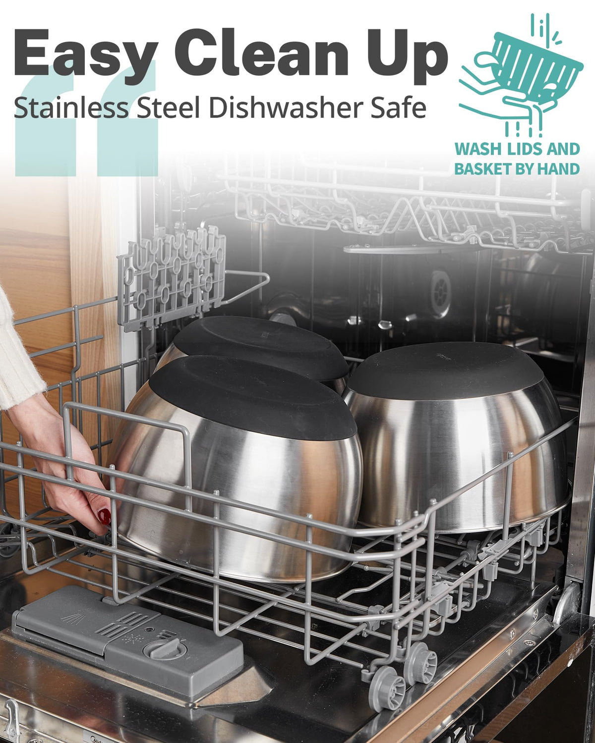 SveBake dishwasher-safe bowl simplifies cleanup after meals.
