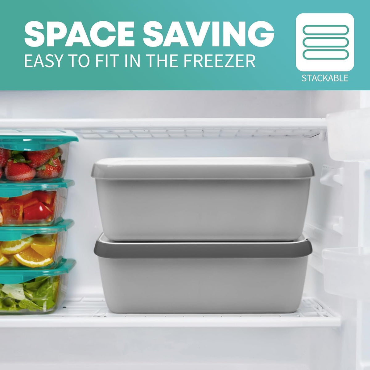 SveBake elongated scoop-friendly shape simplifies handling and extending each scoop.