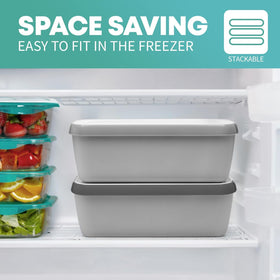 SveBake elongated scoop-friendly shape simplifies handling and extending each scoop.