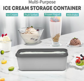 SveBake rubber-bottom grip prevents sliding during scooping for stable use.