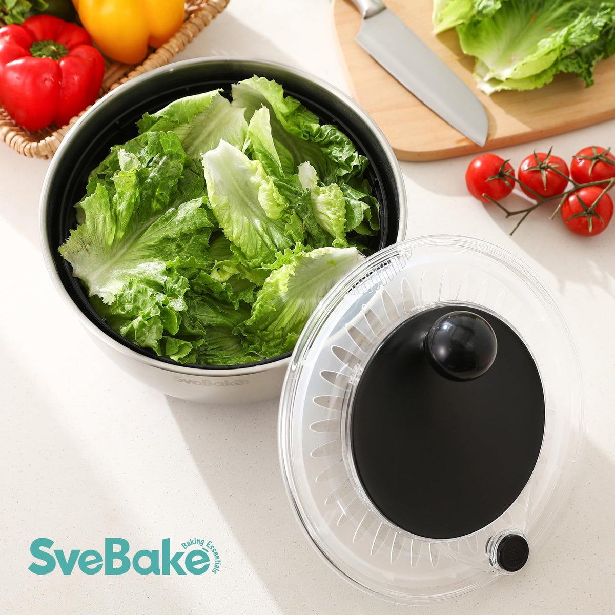 SveBake outer bowl is dishwasher safe for fast cleanup