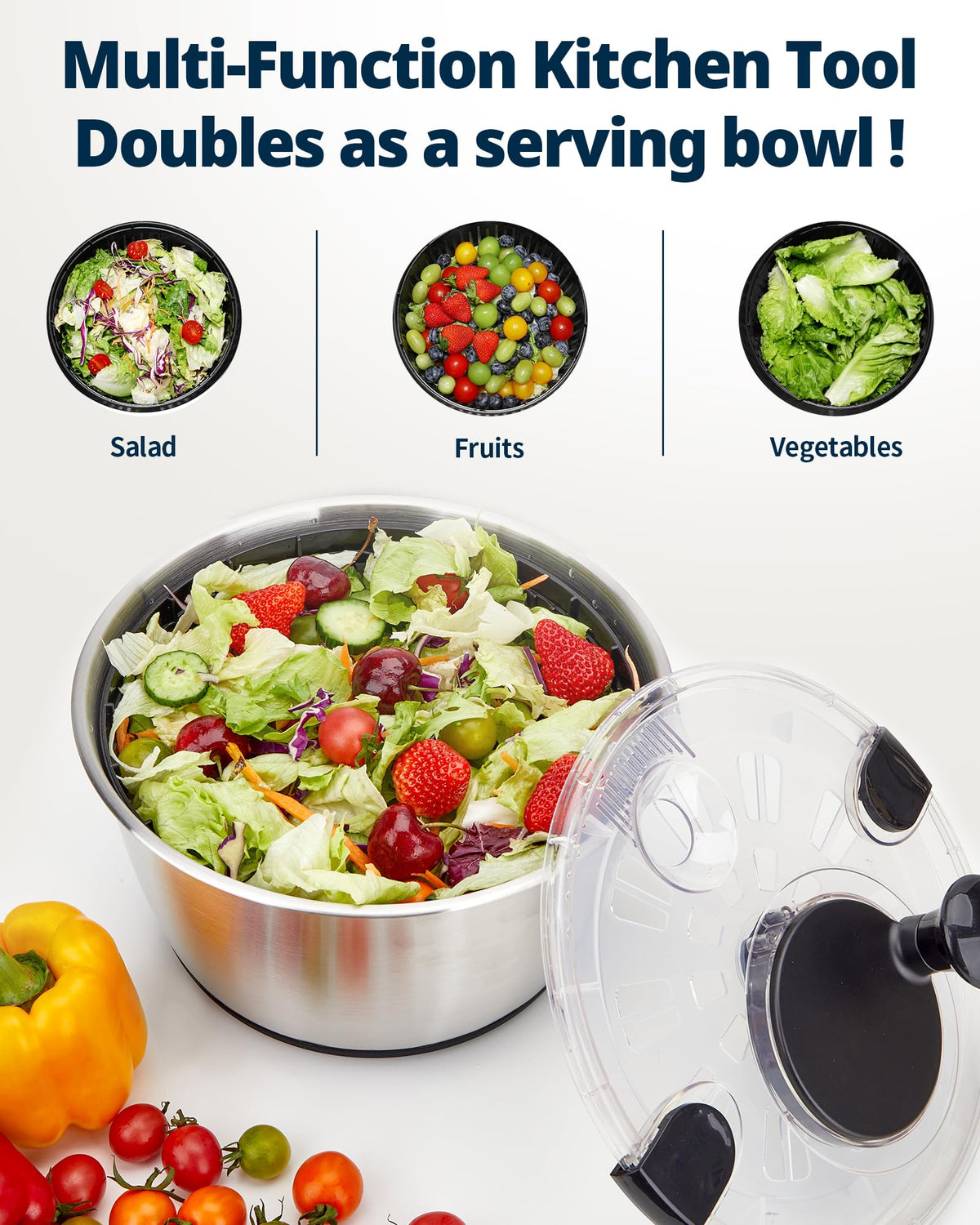 SveBake transparent lid lets you monitor progress without opening.