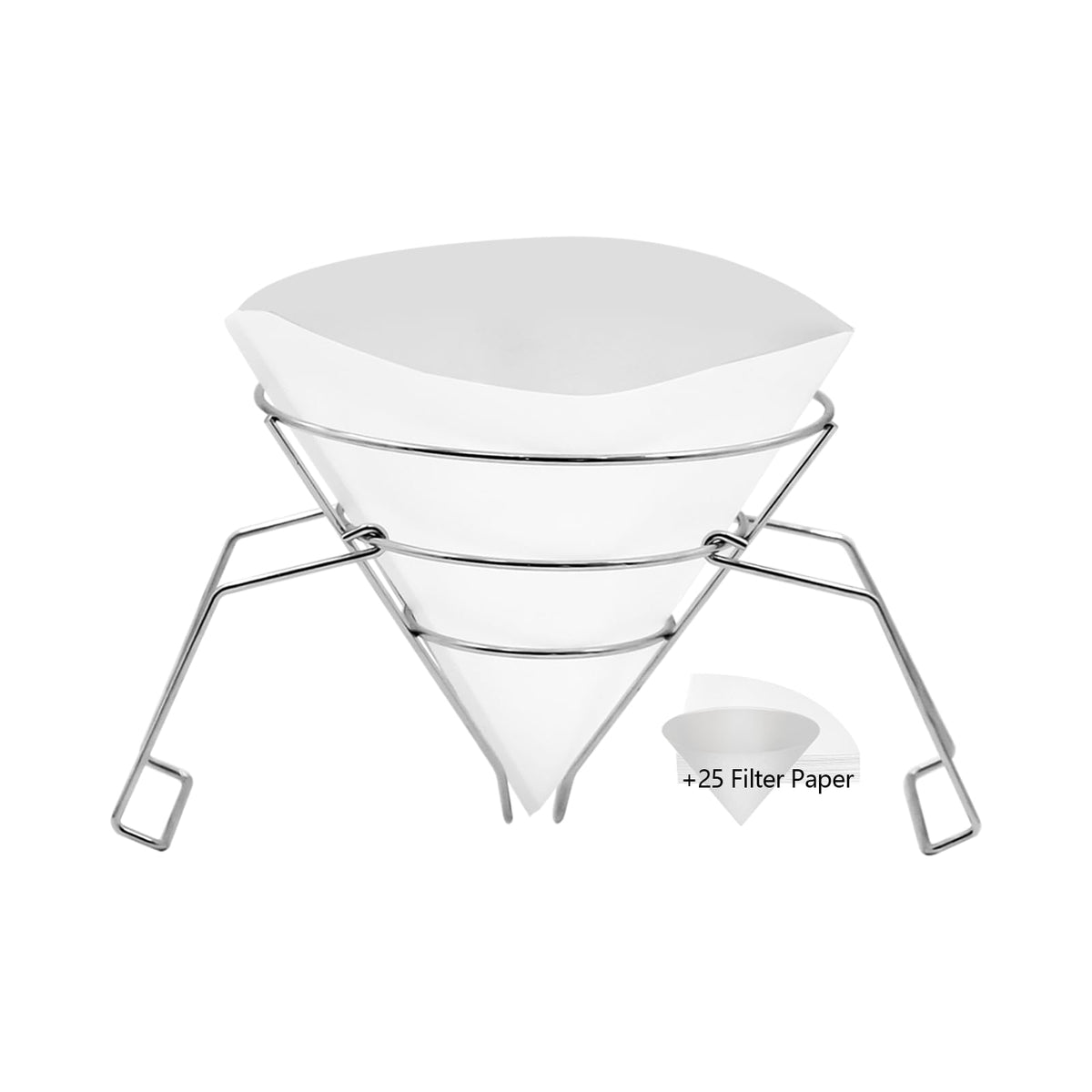 SVTELI oil fryer filters and stand with durable iron design for commercial kitchens.