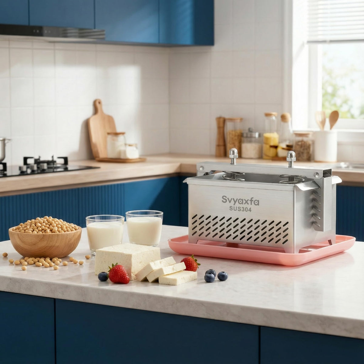 Svyaxfa complete set with warranty ensures reliable tofu and cheese making.