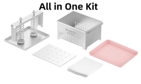 Svyaxfa three-part system cleans in seconds and is dishwasher-safe.