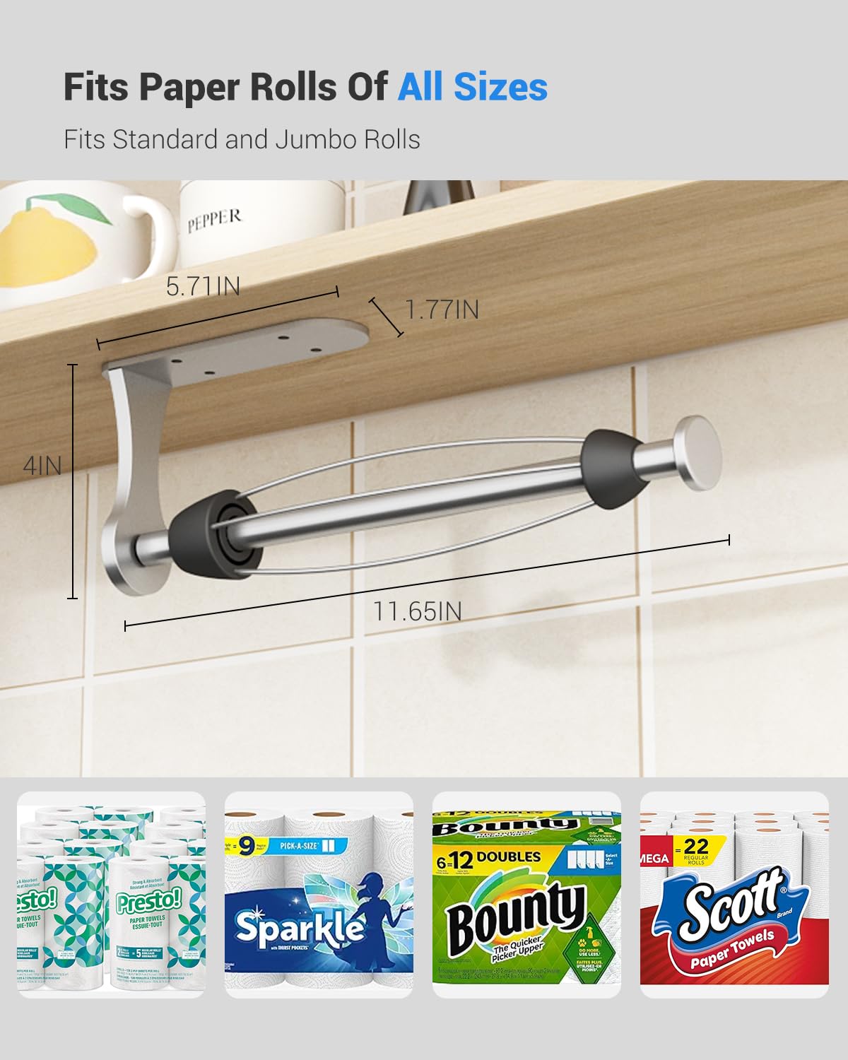 Swaitee adhesive installation kit included for easy mounting.