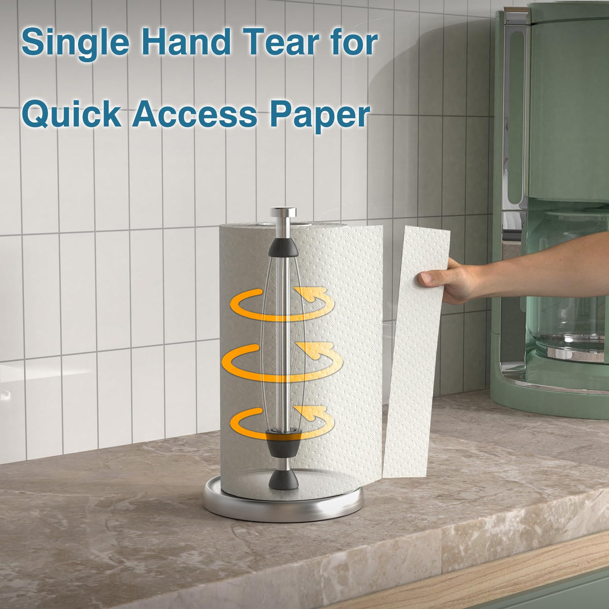 Close-up of Swaitee ratchet system enabling easy one-handed tearing