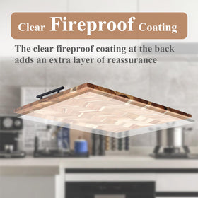 SwallowLiving Acacia cover extending counter space during prep