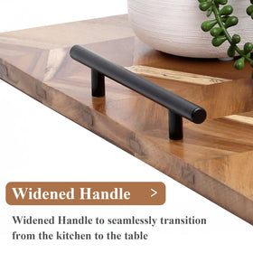 SwallowLiving Noodle Board used as a stylish serving board