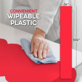 Swanoo coordinates with premium tablecloths for cohesive setups.