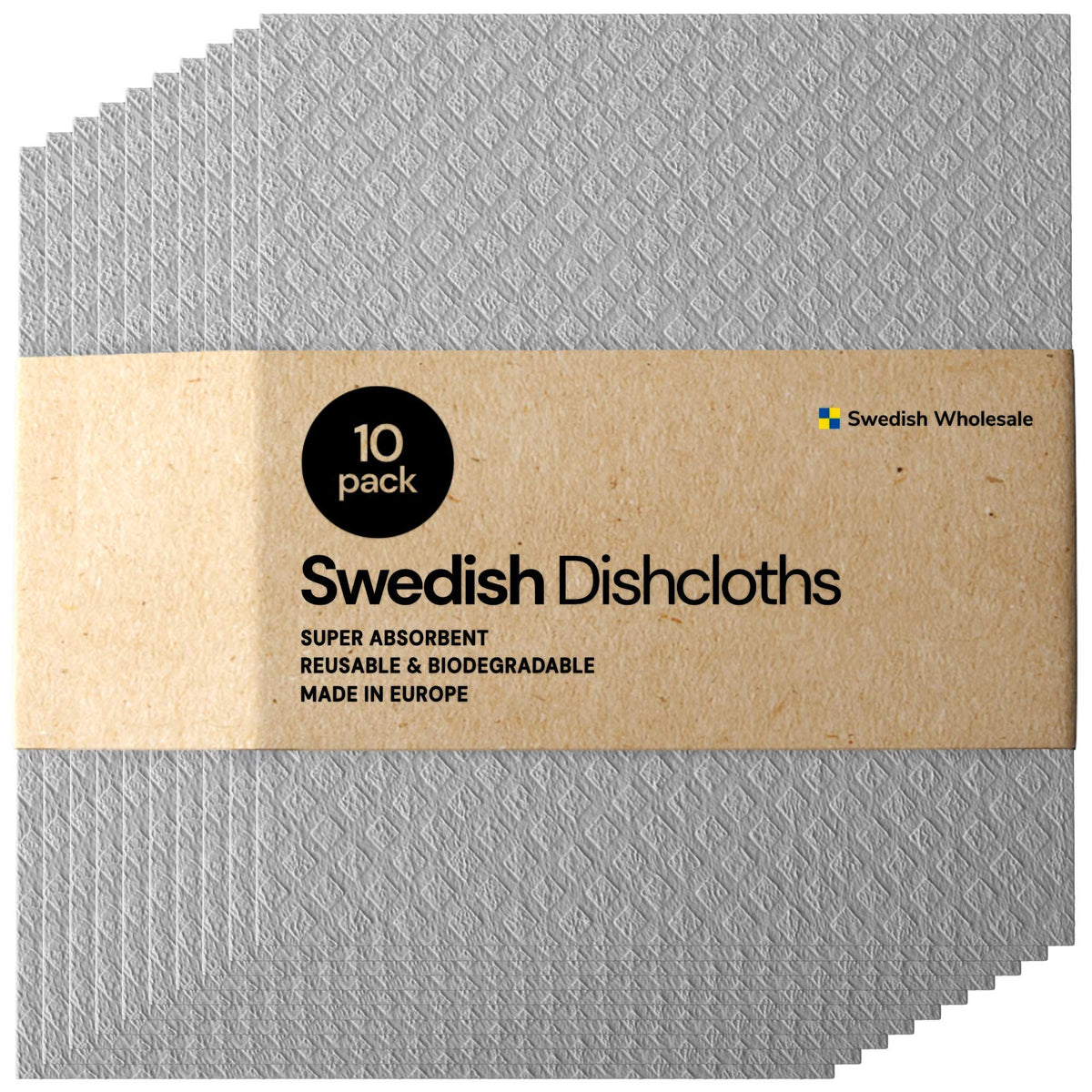 Swedish Wholesale dishcloths activation: wet before use for effective cleaning.