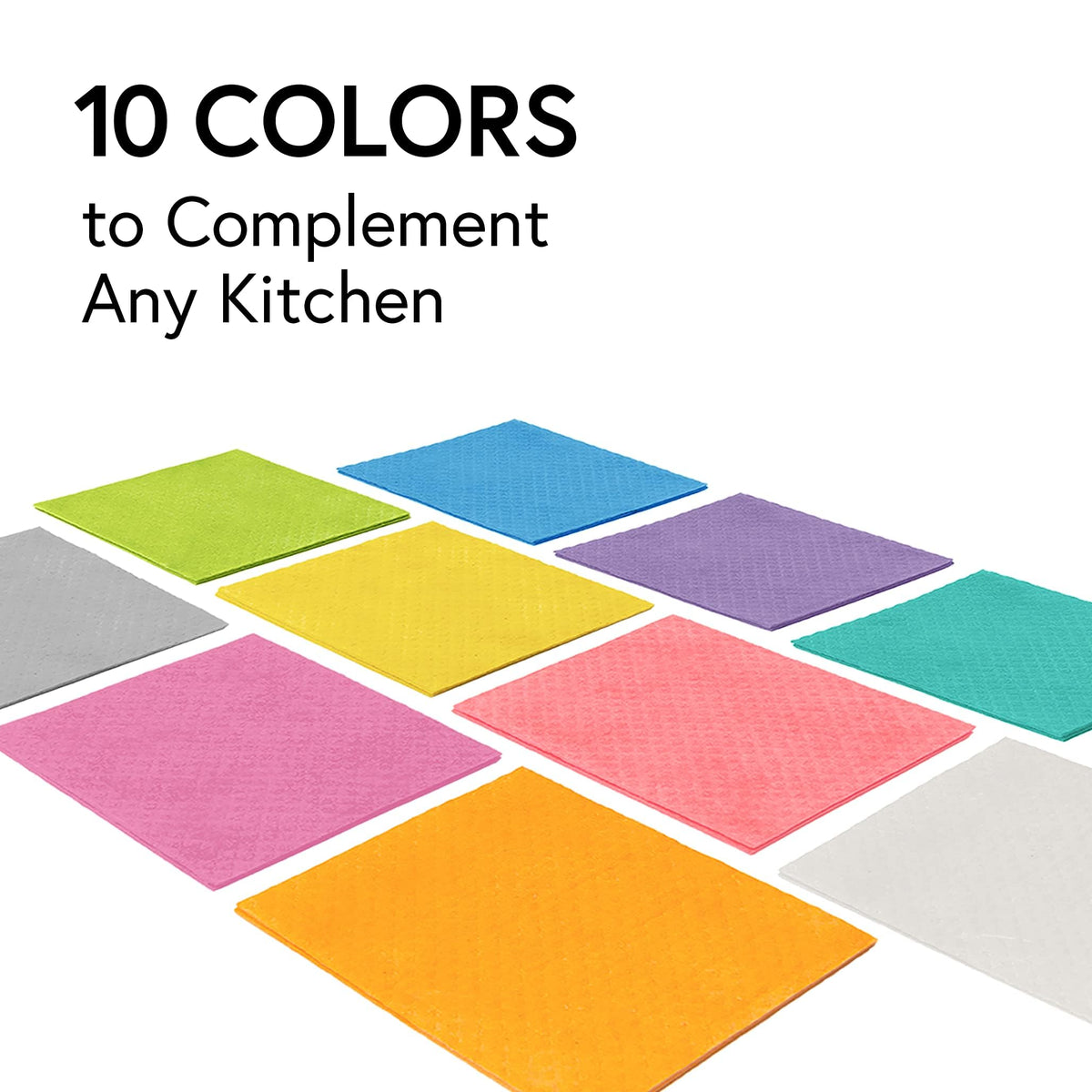 Swedish Wholesale dishcloths compostable material helps reduce landfill waste.