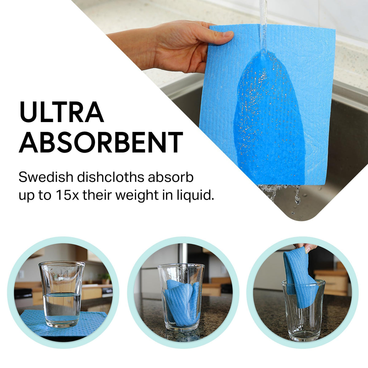 Swedish Wholesale dishcloths dry stiff for hygienic storage
