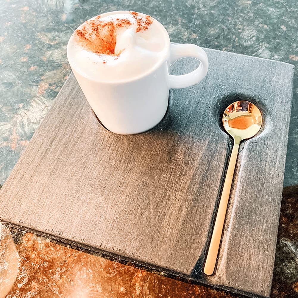 Sweejar espresso spoons, 5.2 inches, for precise stirring of drinks.