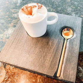 Sweejar espresso spoons, 5.2 inches, for precise stirring of drinks.