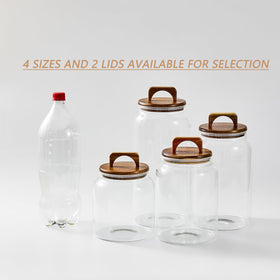 Sweejar laundry pods jar keeps pods organized with a secure, easy-to-use lid.