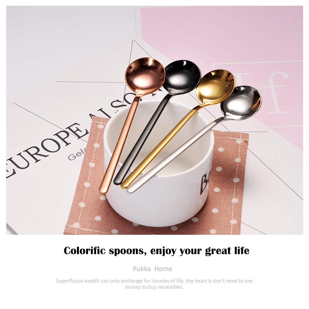 Sweejar luxury tableware spoons adding elegance to upscale dining.